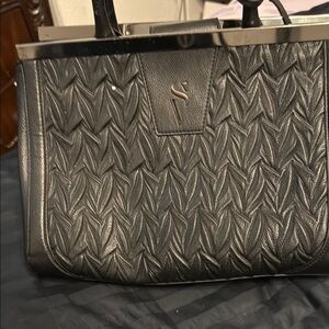 Simply Vera Vera Wang Black Quilted Satchel